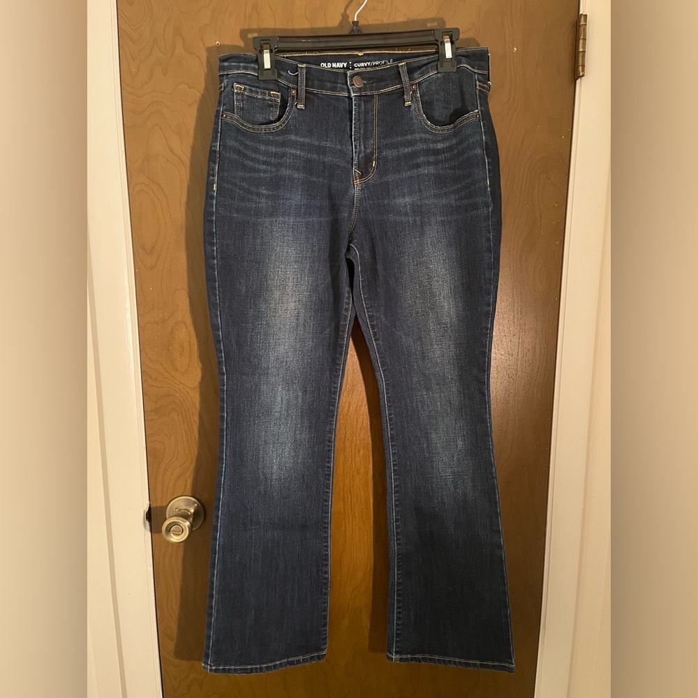 Old Navy Dark Blue Boot Cut Jeans